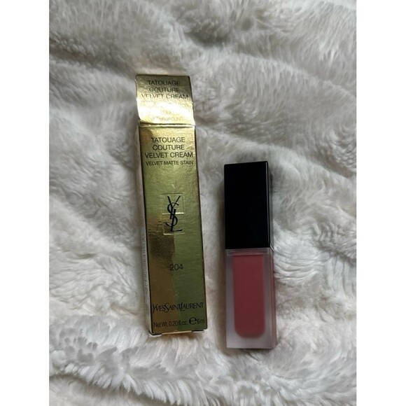 YSL Tatouage Couture Velvet Cream Matte lipstick*204 Beige Underground - Picture 1 of 6